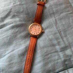 Shinola Brown Leather Strap Watch